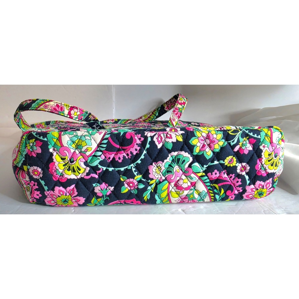 Vera Bradley Petal Paisley Villager Tote Bag and Pouch Set 14557-154 NWT - Picture 6 of 15
